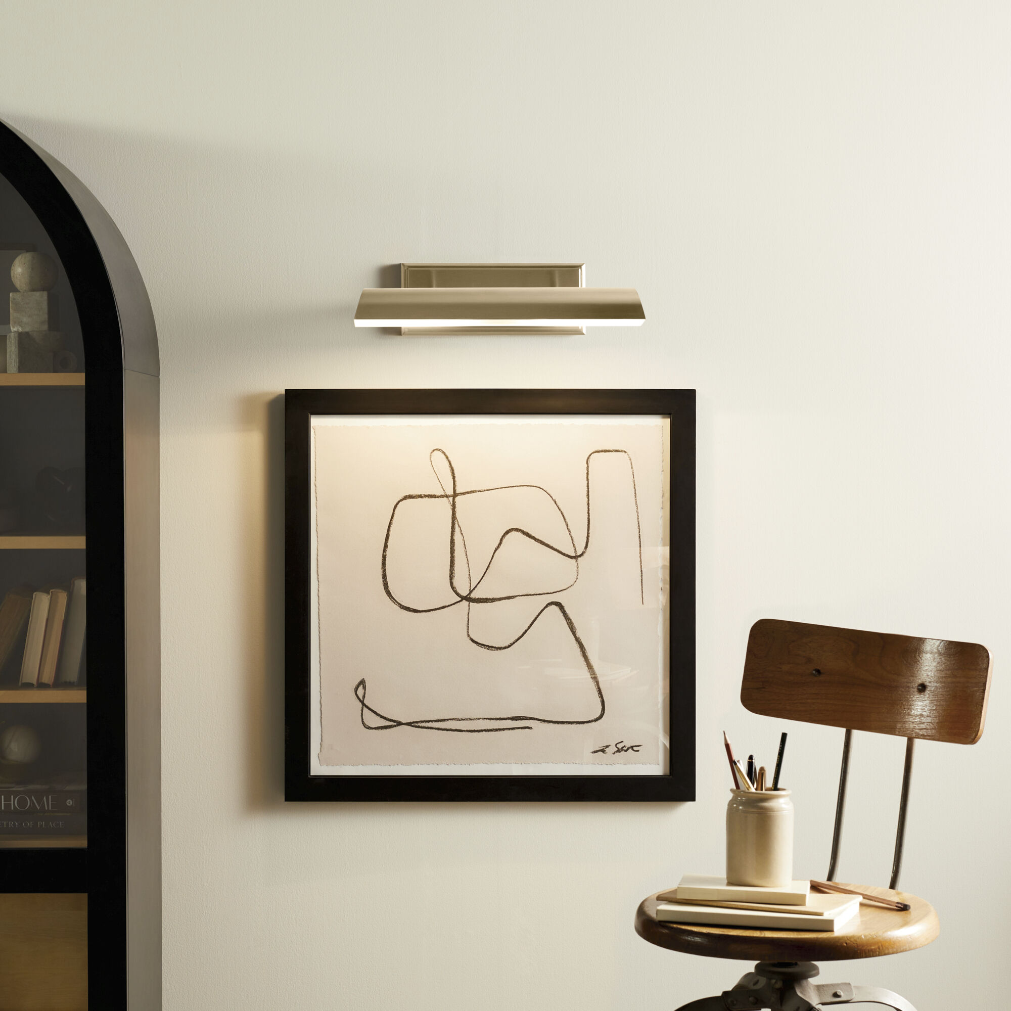 Carston 26 watt 18.25 inch Champagne Bronze Picture Light Wall Light